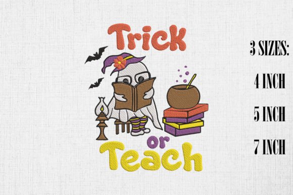 A Cozy Halloween Embroidery Design for Personalized Gifts