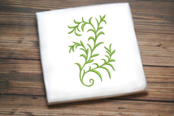 A Designer's Review of the Green Leaves Branch Embroidery File