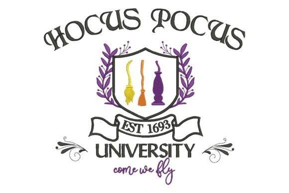 A Professional Review of the Hocus Pocus University Embroidery Design