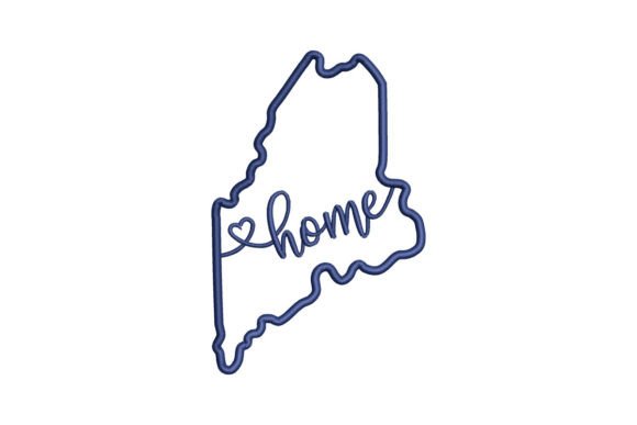 A Review of the Maine State Embroidery Design for Seasonal Projects