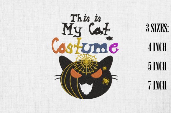 A Stitching Review of the Cat Costume for Halloween Design