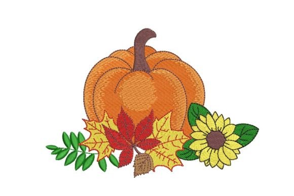 Autumn Pumpkin Embroidery: A Craft Fair Standout