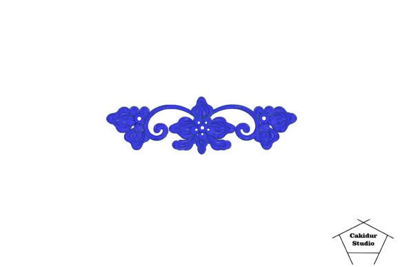 Blue Floral Ornament: A Seller's Perspective
