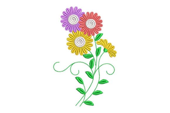 Bouquet of Colorful Flowers: Seasonal Embroidery Review