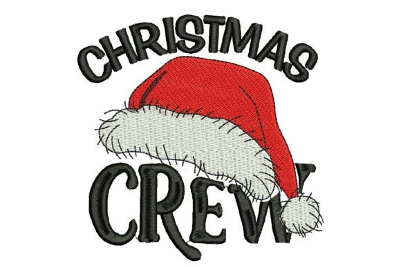 Christmas Crew Embroidery: A Business-Friendly Holiday Design