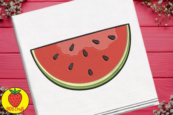 Cute Watermelon Embroidery: A Designer's Review