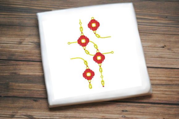 Embroidery Designer’s Review of Cute Bright Red Flowers