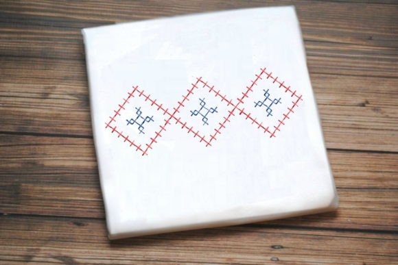 Ethnic Geometric Shape for Boutique Apparel Embroidery