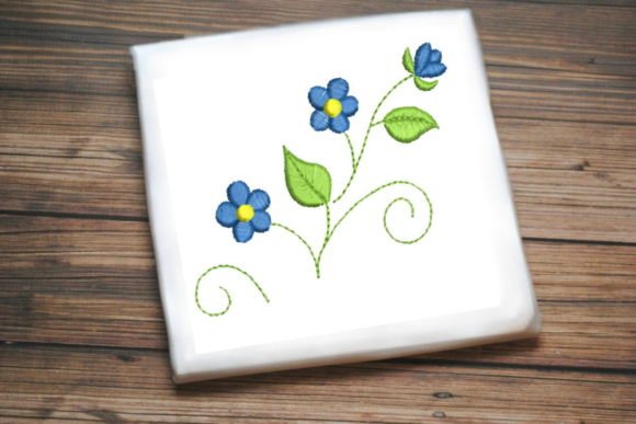 Evaluating Cute Blue Flowers Leaves for Boutique Sweatshirts