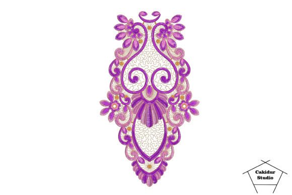 Floral Scute Design Review for Business Merchandise