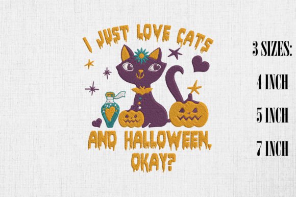 I Just Love Cats and Halloween: Embroidery Design Review