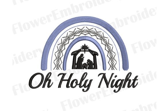 Nativity Boho Rainbow: A Boho Christmas Embroidery Review