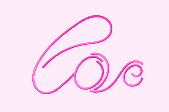 Satin Love: A Romantic Embroidery Design for Seasonal Gifts