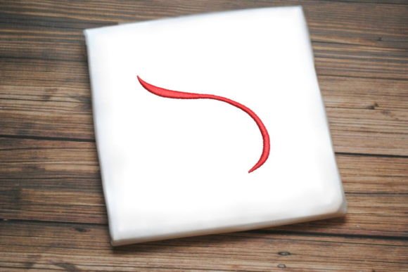 The Minimalist Red Leaf Embroidery Design in Practice