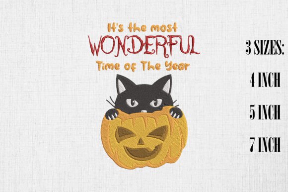 The Most Wonderful Time Black Cat for Boutique Sweatshirts
